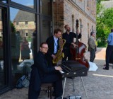 Die musikalische Begleitung kam vom Jazz-Trio von Alexander Beierbach.